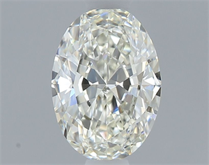 Picture of Natural Diamond 0.40 Carats, Oval with  Cut, I Color, VS1 Clarity and Certified by IGI