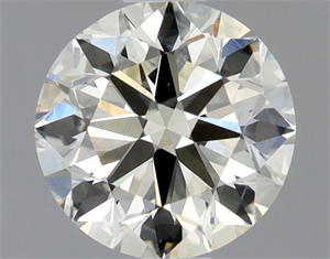 Picture of Natural Diamond 0.70 Carats, Round with Very Good Cut, J Color, SI1 Clarity and Certified by GIA