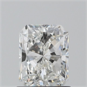 Natural Diamond 0.90 Carats, Radiant with  Cut, F Color, VS2 Clarity and Certified by GIA