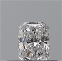Natural Diamond 0.30 Carats, Radiant with  Cut, D Color, VVS2 Clarity and Certified by GIA