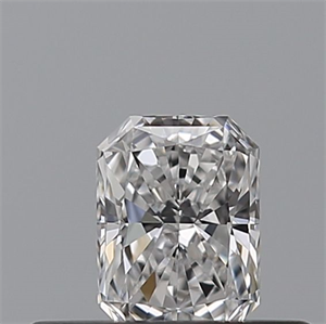 Picture of Natural Diamond 0.30 Carats, Radiant with  Cut, D Color, VVS2 Clarity and Certified by GIA