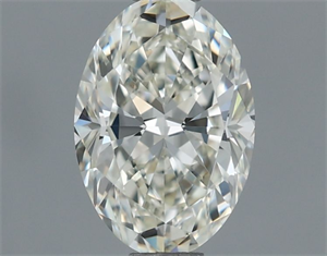 Picture of Natural Diamond 0.60 Carats, Oval with  Cut, I Color, VVS1 Clarity and Certified by IGI