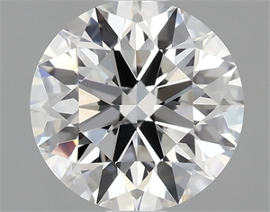 Picture of Lab Grown Diamond 1.10 Carats, Round with Ideal Cut, E Color, VVS2 Clarity and Certified by IGI