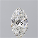 Natural Diamond 1.50 Carats, Marquise with  Cut, H Color, SI2 Clarity and Certified by GIA