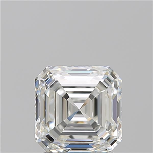 Picture of Natural Diamond 2.20 Carats, Asscher with  Cut, H Color, VVS1 Clarity and Certified by GIA