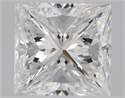 Natural Diamond 0.80 Carats, Princess with  Cut, D Color, VS1 Clarity and Certified by GIA