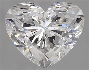 Picture of Natural Diamond 2.80 Carats, Heart with  Cut, E Color, SI1 Clarity and Certified by GIA