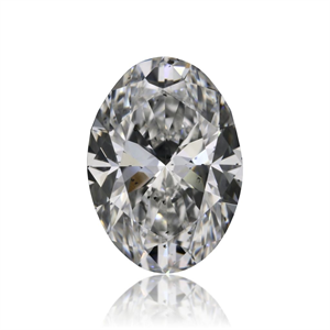 Picture of Natural Diamond 0.71 Carats, Oval with  Cut, E Color, SI2 Clarity and Certified by GIA
