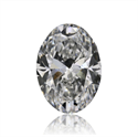 Natural Diamond 0.71 Carats, Oval with  Cut, E Color, SI2 Clarity and Certified by GIA
