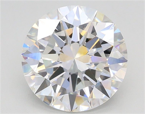 Picture of Lab Grown Diamond 3.01 Carats, Round with Excellent Cut, E Color, VS1 Clarity and Certified by IGI