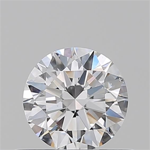 Picture of Natural Diamond 0.50 Carats, Round with Very Good Cut, D Color, SI1 Clarity and Certified by GIA
