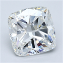 Diamante Natural 5.36 quilates, Del cojín , Color G, claridad SI1 y certificado GIA
