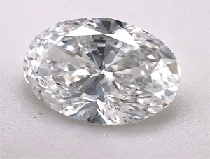 Foto Diamante Natural 2.01 quilates, Ovalado , Color D, claridad SI2 y certificado HRD de