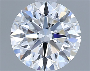 Picture of Lab Grown Diamond 1.06 Carats, Round with Ideal Cut, D Color, VVS2 Clarity and Certified by IGI