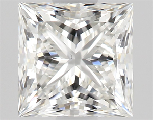Picture of Natural Diamond 0.83 Carats, Princess with  Cut, G Color, VS1 Clarity and Certified by GIA