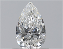 Diamante Natural 0.50 quilates, De pera , Color F, claridad VS2 y certificado GIA