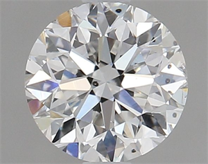 Picture of Natural Diamond 1.01 Carats, Round with Very Good Cut, E Color, SI1 Clarity and Certified by GIA