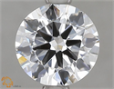 Lab Grown Diamond 1.01 Carats, Round with Ideal Cut, D Color, VVS2 Clarity and Certified by IGI