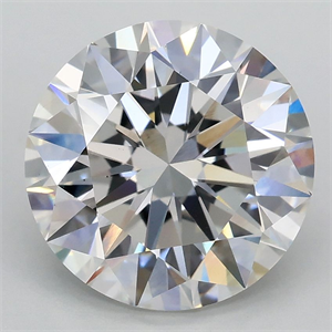 Picture of Lab Grown Diamond 3.53 Carats, Round with Excellent Cut, F Color, VS2 Clarity and Certified by IGI