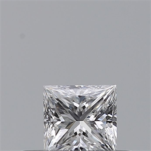Picture of Natural Diamond 0.23 Carats, Princess with  Cut, D Color, VS2 Clarity and Certified by GIA