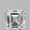 Natural Diamond 1.01 Carats, Asscher with  Cut, F Color, VS2 Clarity and Certified by GIA