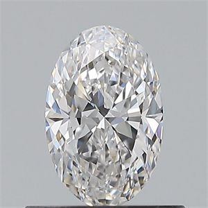 Picture of Natural Diamond 0.50 Carats, Oval with  Cut, E Color, VVS1 Clarity and Certified by GIA
