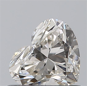 Picture of Natural Diamond 0.51 Carats, Heart with  Cut, J Color, IF Clarity and Certified by GIA