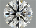 Diamante Natural 0.76 quilates, Redondo , Color G, claridad VS2 y certificado GIA