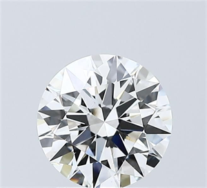 Picture of Lab Grown Diamond 1.52 Carats, Round with Ideal Cut, F Color, VVS2 Clarity and Certified by IGI
