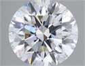 Lab Grown Diamond 4.09 Carats, Round with Ideal Cut, F Color, VVS1 Clarity and Certified by IGI