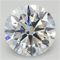Lab Grown Diamond 6.04 Carats, Round with Ideal Cut, E Color, VS2 Clarity and Certified by IGI