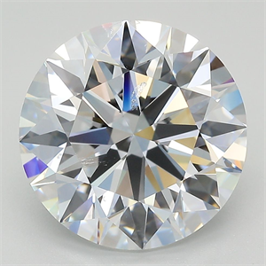 Picture of Lab Grown Diamond 6.04 Carats, Round with Ideal Cut, E Color, VS2 Clarity and Certified by IGI
