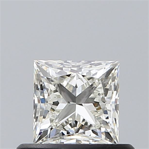 Picture of Natural Diamond 0.53 Carats, Princess with  Cut, K Color, VVS1 Clarity and Certified by GIA