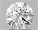 Natural Diamond 1.70 Carats, Round with Excellent Cut, E Color, VVS1 Clarity and Certified by GIA