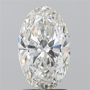 Foto Diamante Natural 1.70 quilates, Ovalado , Color F, claridad VVS2 y certificado GIA de