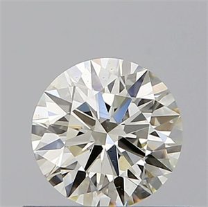 Picture of Natural Diamond 0.51 Carats, Round with Excellent Cut, M Color, SI1 Clarity and Certified by GIA