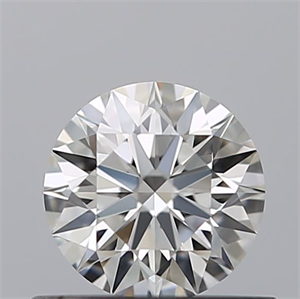 Picture of Natural Diamond 0.43 Carats, Round with Excellent Cut, F Color, IF Clarity and Certified by GIA