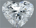 Natural Diamond 0.50 Carats, Heart with  Cut, G Color, SI1 Clarity and Certified by GIA