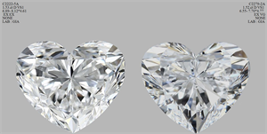 Picture of Natural Diamond 1.52 Carats, Heart with  Cut, D Color, VS1 Clarity and Certified by GIA