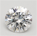 Lab Grown Diamond 2.61 Carats, Round with Excellent Cut, F Color, VS1 Clarity and Certified by IGI