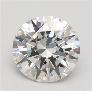 Picture of Lab Grown Diamond 2.61 Carats, Round with Excellent Cut, F Color, VS1 Clarity and Certified by IGI