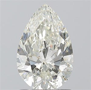 Picture of Natural Diamond 1.20 Carats, Pear with  Cut, J Color, SI1 Clarity and Certified by GIA