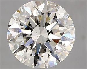 Picture of Natural Diamond 3.02 Carats, Round with Excellent Cut, H Color, SI2 Clarity and Certified by GIA