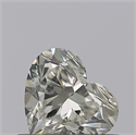 Natural Diamond 0.40 Carats, Heart with  Cut, H Color, VS2 Clarity and Certified by GIA