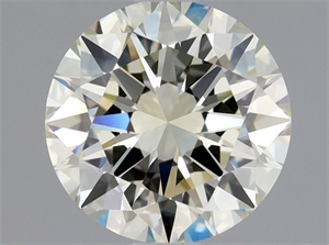 Picture of Natural Diamond 1.51 Carats, Round with Excellent Cut, L Color, VVS1 Clarity and Certified by HRD