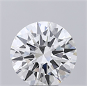 Lab Grown Diamond 6.56 Carats, Round with Ideal Cut, F Color, VS1 Clarity and Certified by IGI