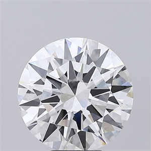 Picture of Lab Grown Diamond 6.56 Carats, Round with Ideal Cut, F Color, VS1 Clarity and Certified by IGI