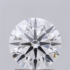 Picture of Lab Grown Diamond 1.53 Carats, Round with Ideal Cut, D Color, VS1 Clarity and Certified by IGI