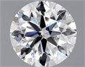 Natural Diamond 1.40 Carats, Round with Excellent Cut, D Color, FL Clarity and Certified by GIA
