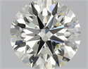 Natural Diamond 0.81 Carats, Round with Excellent Cut, L Color, IF Clarity and Certified by GIA